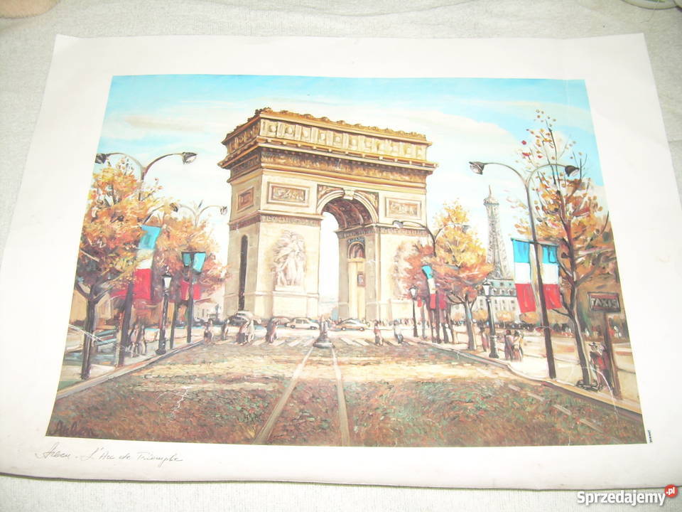 Stara reprodukcja Warszawa