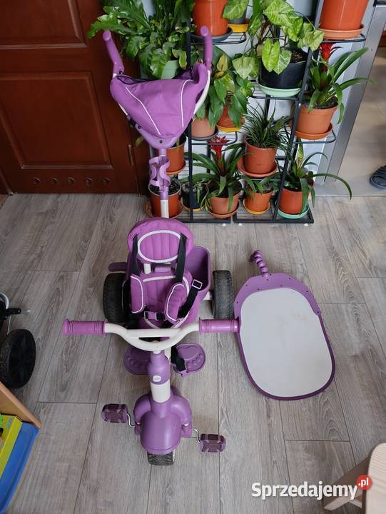 Fioletowy rowerek trójkołowy Little Tikes 4w1