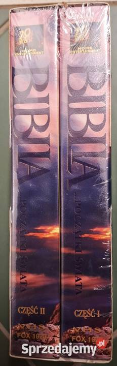 Film kpl 2 Kasety VHS Nowy Zafoliowany BIBLIA I Filmy Rzeszów