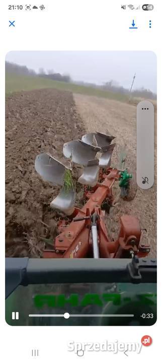 Pług obrotowy 3 kwerneland z Niemiec Pługi Nowy Korczyn