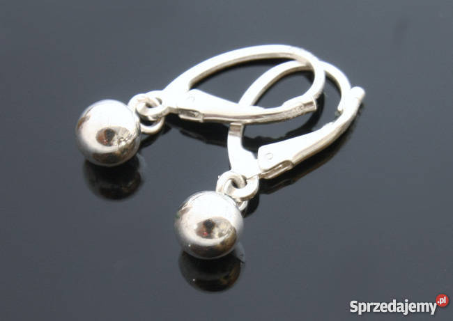 Kolczyki srebrne kuleczki 208 IW podlaskie Przesławka sprzedam