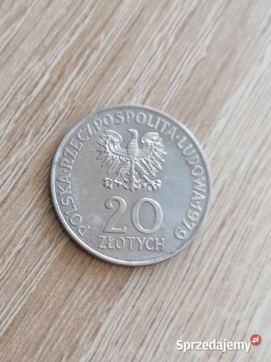moneta 20 złotych 1979 Międzynarodowy Dzień Numizmatyka lubuskie Gorzów Wielkopolski