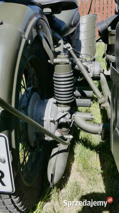 Motocykl Ural M62 z 1964 r z wózkiem bocznym Chełm