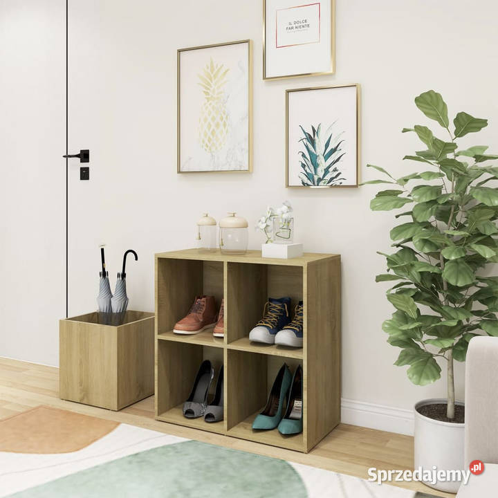 Szafka na buty kolor dąb sonoma 105x355x70