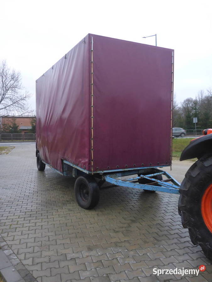 przyczepa ROLNICZA niskopodwoziowa 55x2 z sprzedam