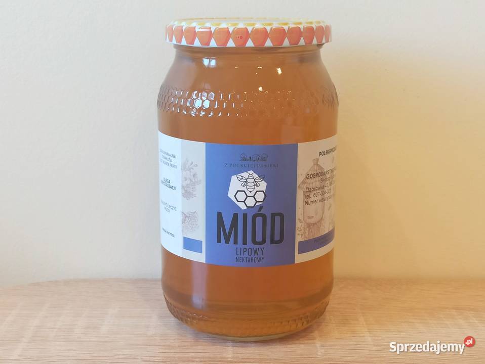 Miód lipowy z własnej pasieki sprzedam