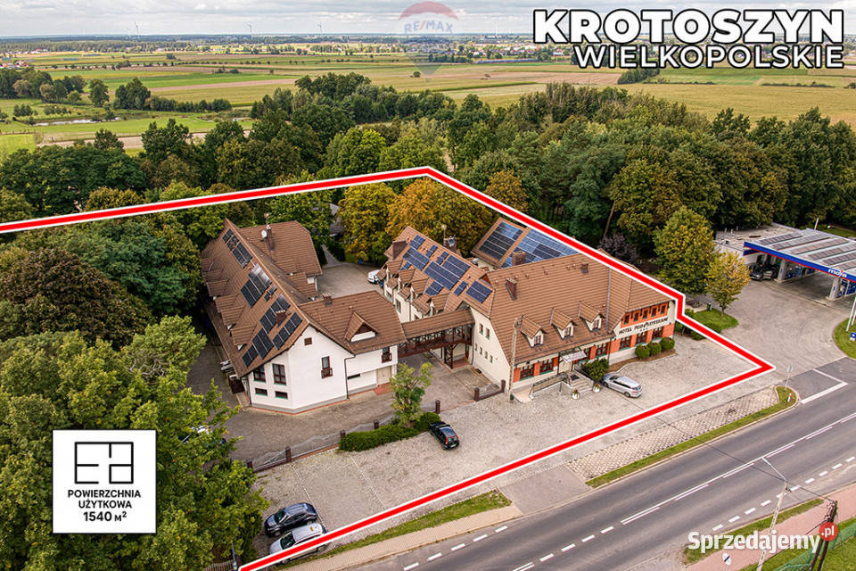 Do wynajęcia gotowy biznes hoteloworestauracyjny Lokale użytkowe Krotoszyn
