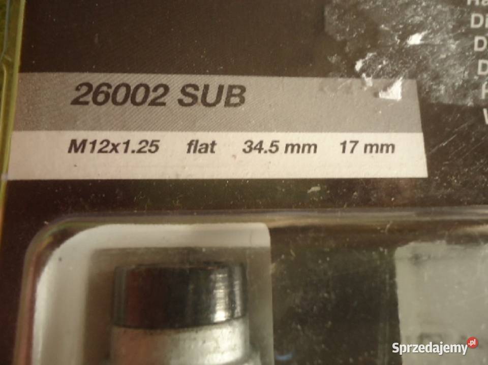 Zabezpieczenia do kół 12x125 PeugeotOpel 26002 śląskie Jaworzno