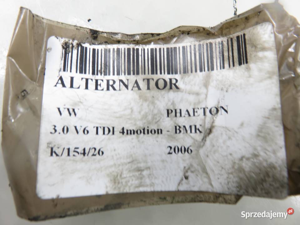 ALTERNATOR VW PHAETON 30 TDI