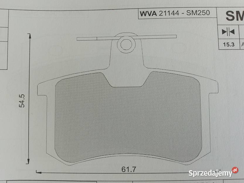 SM2501 Klocki hamulcowe kpl tył ALFA ROMEO 164 Olsztyn