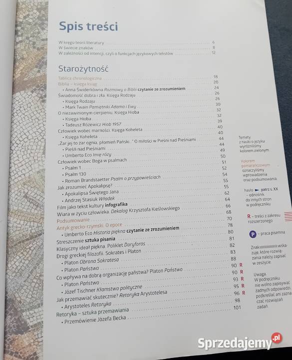 Język polski 1 Sztuka wyrazu Cz1 starożytność miękka Książki i Podręczniki Koźminek