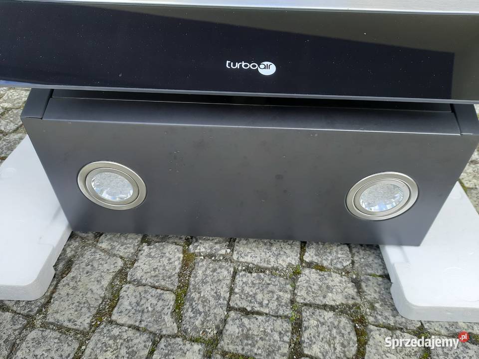 Okap kuchenny Turboair Quatro QE BS 60 czarny kominowy