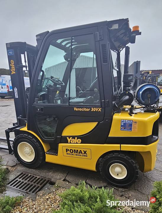 YALE GLP25VX Wózek widłowy 3 T 2013r triplex Oborniki