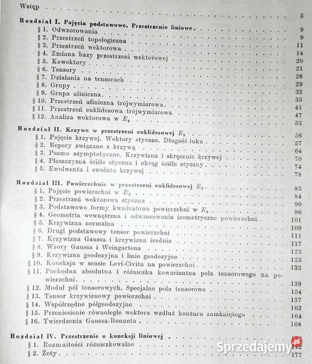 Wstęp do współczesnej geometrii różniczkowej Chełm sprzedam