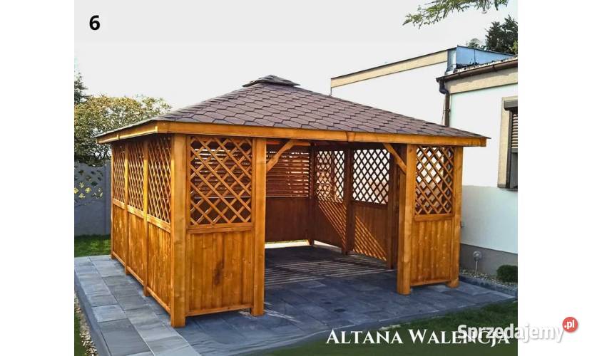 Altana drewniana Walencja Altanka ogrodowa Poznań