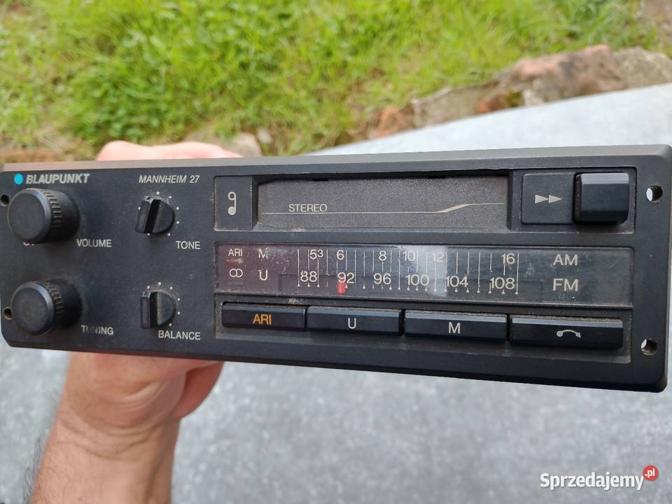 Radio samochodowe Blaupunkt Mannheim 27 Sobieska Wola Pierwsza sprzedam
