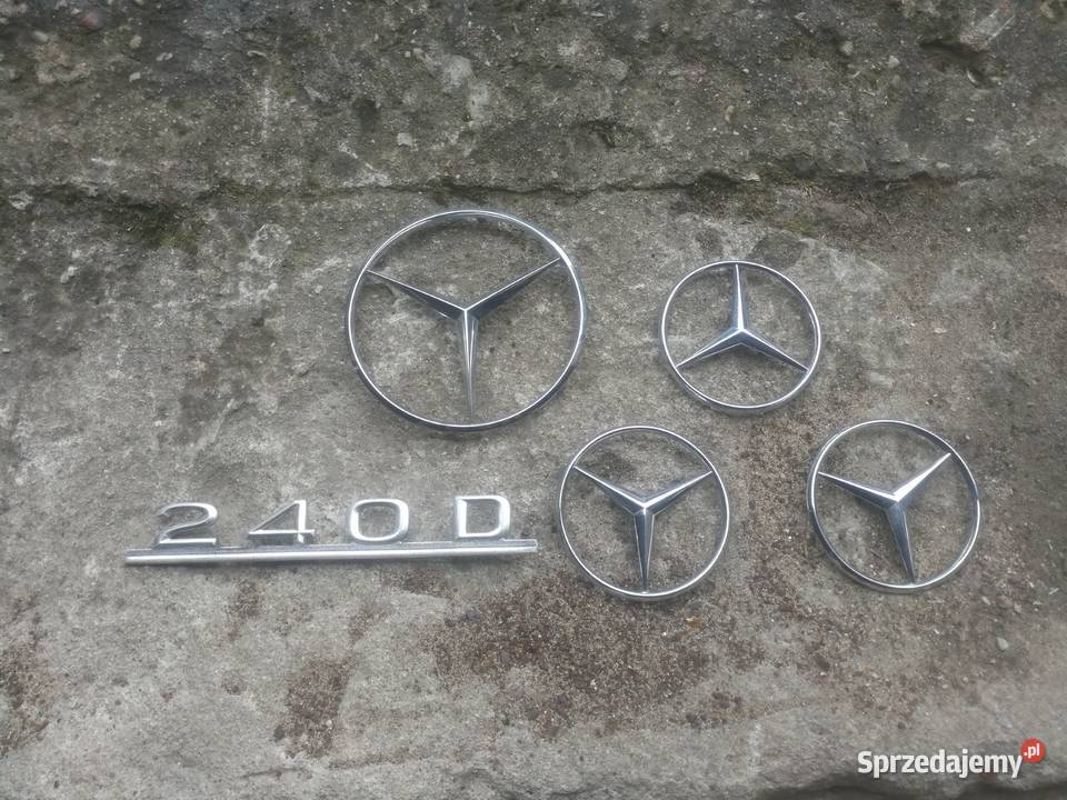 MercedesBenz W123 240D Znaczek Emblemat Napis Augustów