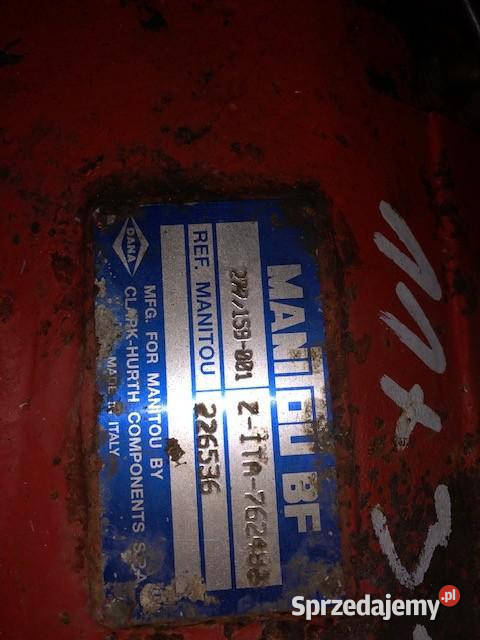Clark Hurth Atak Talerz 1131 Dyferencjał Manitou wielkopolskie Jastrzębniki