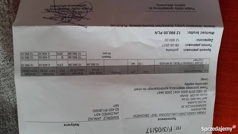 silnik zaburtowy 8 jamaha high trust roczny Ryjewo sprzedam