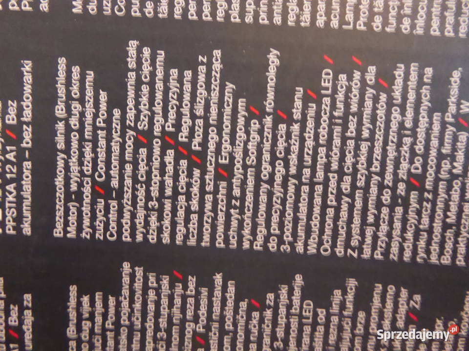 Nieużywana wyrzynarka Parkside Performance Wyrzynarki