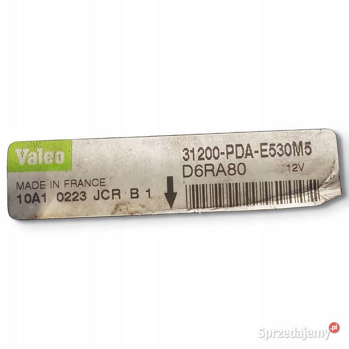 ROZRUSZNIK Honda Accord VI 20 VTEC Układ elektryczny silnika