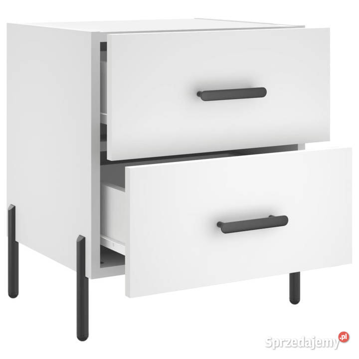 Szafki nocne 2 białe 40x35x475 WM827325 mazowieckie