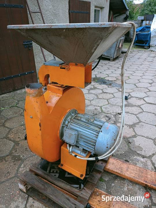 Śrutownik bijakowy tłoczący 75 kW silnik Dzierżoniów