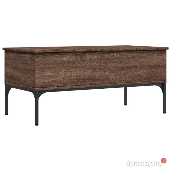 Stolik kawowy brązowy dąb 100x50x45 WM845415 mazowieckie