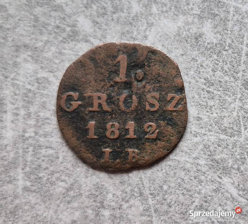 135 KSIĘSTWO WARSZAWSKIE 1 Grosz 1812 r