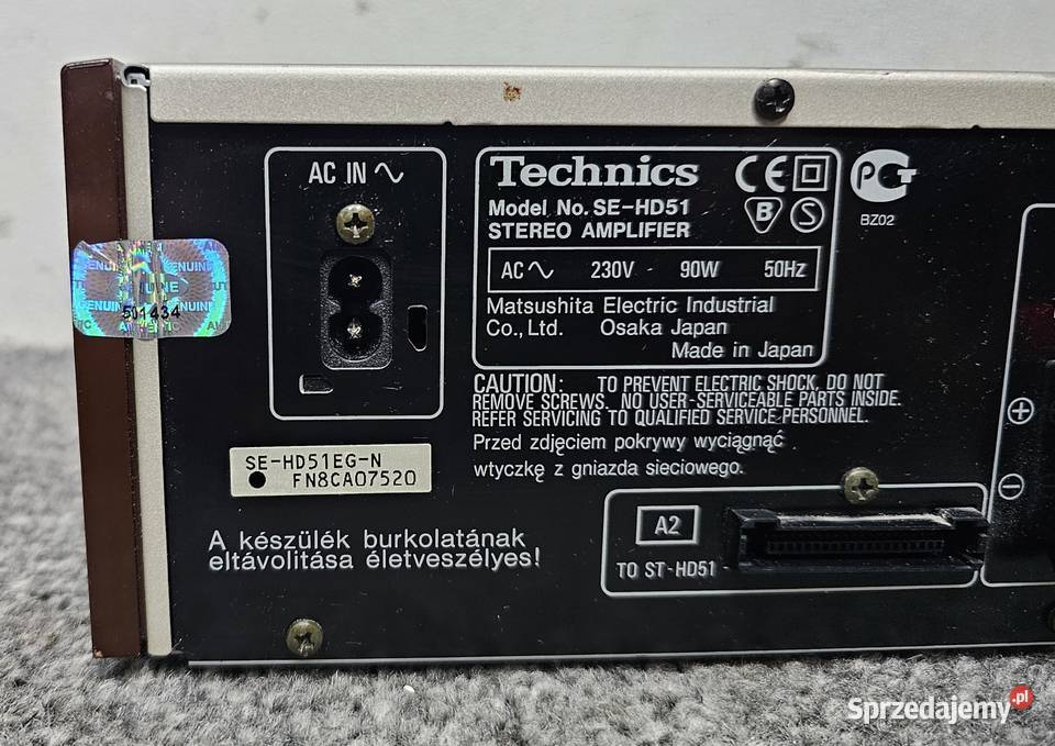 Wzmacniacz stereo Technics SEHD51 Kraków