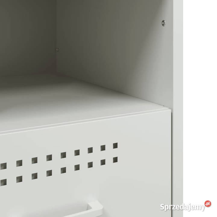 Szafka nocna biała 36x39x505 stal WM843064 mazowieckie Warszawa