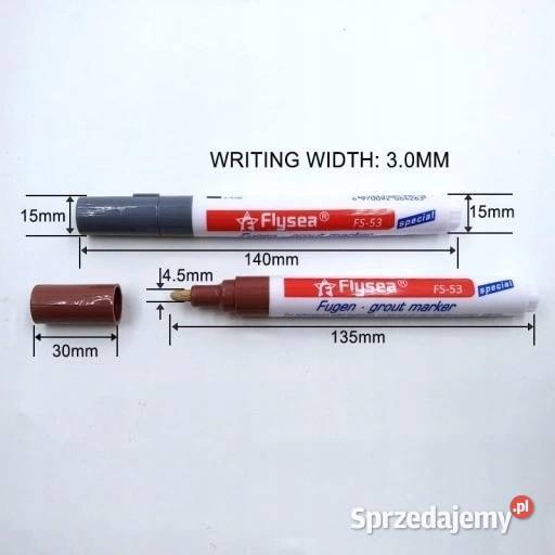 Złoty marker do fug wodoodporny do renowacji Płock