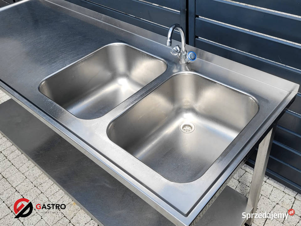 Zlew gastronomiczny 2komorowy 190x70x85 Ostrów Wielkopolski sprzedam