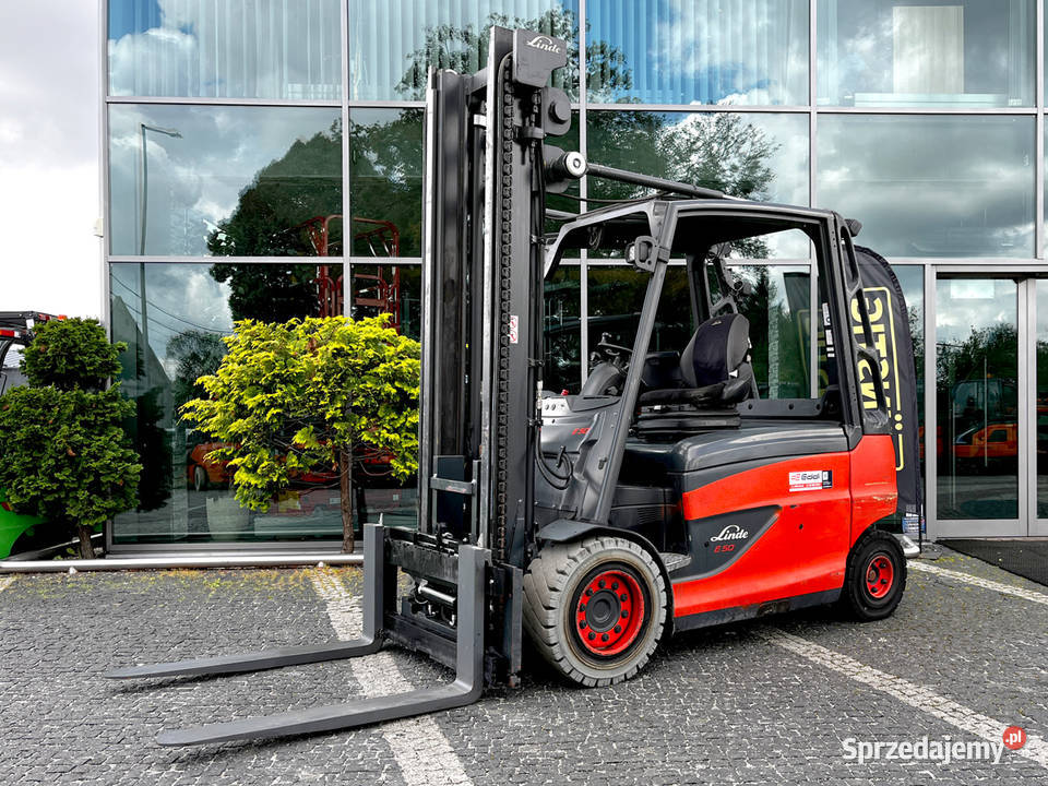 Wózek widłowy elektryczny Linde E50HL01600 5 ton Wózki widłowe Kęty