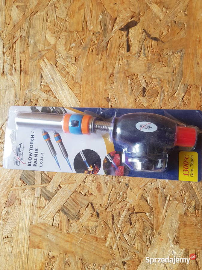 PALNIK długi gazowy LUTLAMPA do pieca i grilla