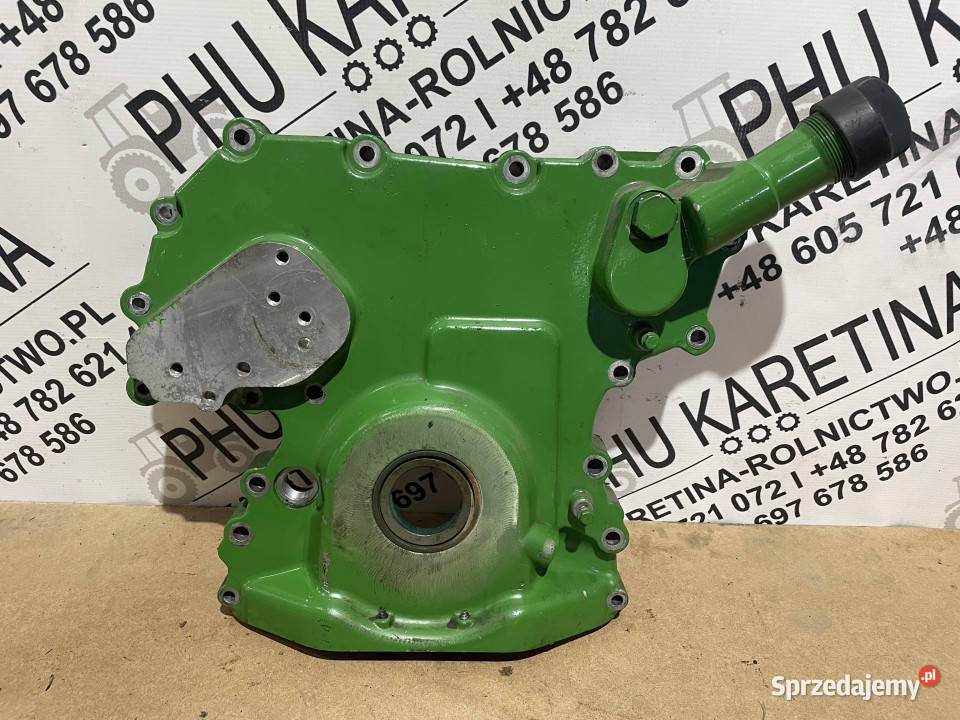 John Deere 6068 osłona rozrządu R538556 R538438 Rolnictwo Jastrzębniki