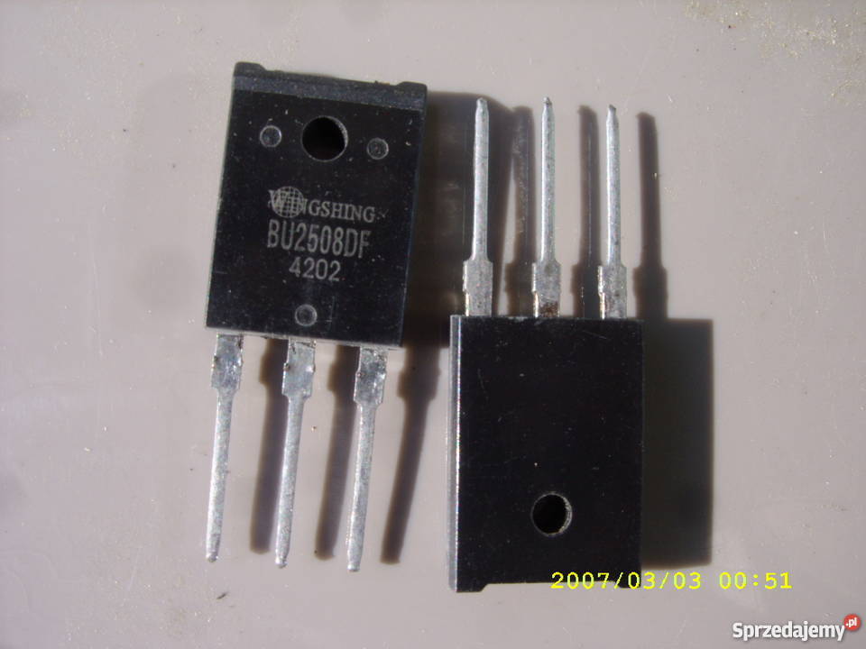 Tranzystory BU 2508AF i BU 2508DFNieuzywane Części i akcesoria dolnośląskie Wołów
