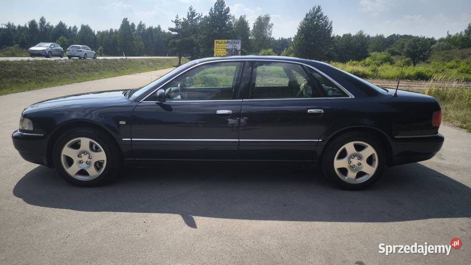 Audi A8 D2 37 V8 260 Quattro Automat 1999 328 skórzana tapicerka Radzymin