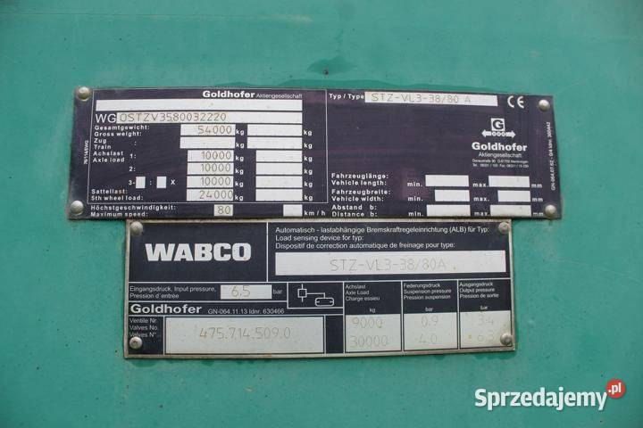 Naczepa do przewozu maszyn Tiefbet 3osiowa niskopodłogowe mazowieckie Warszawa sprzedam