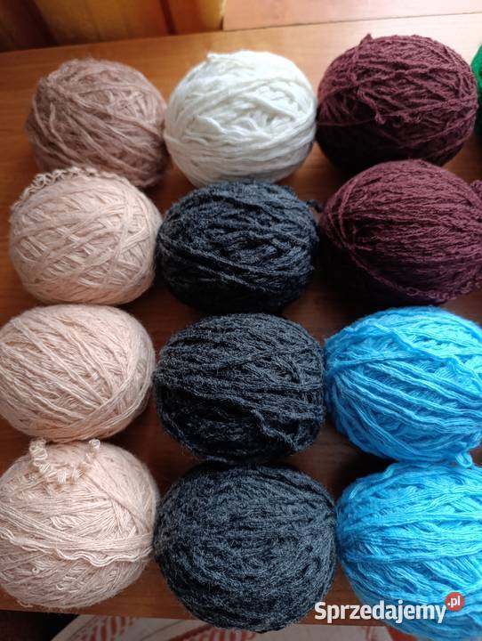 Kolorowa włóczka na szydełko na druty 20 kulek Antyki, Sztuka, Kolekcje