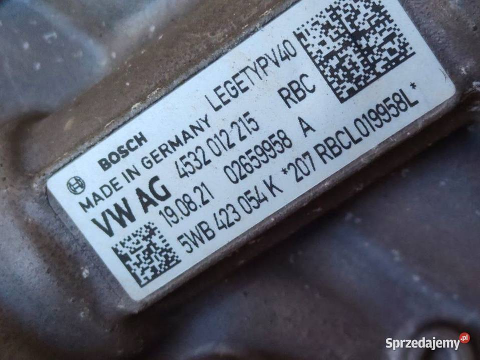 Maglownica Przekładnia Vw Golf VIII 5WB423054K Pleszew