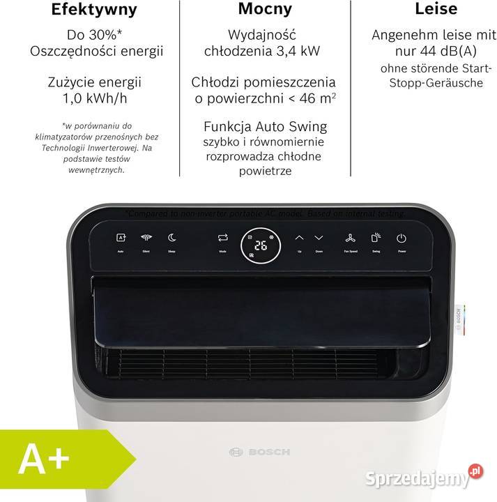 Klimatyzator przenośny Bosch Cool 5000 z małopolskie Jadowniki