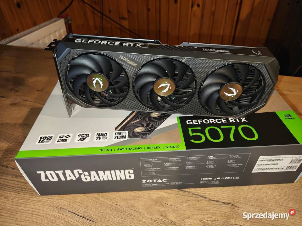 Karta Graficzna Zotac Gaming Solid OC RTX 5070 ZOTAC Łask sprzedam