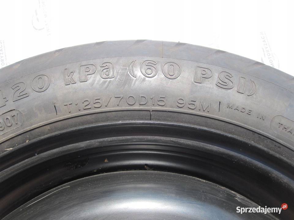 NISSAN koło dojazdowe 1257015 95M 4x100 ET39 świętokrzyskie sprzedam