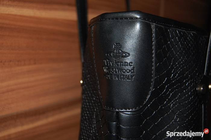 Torebka VIVIENNE WESTWOOD złote logo wężowa wielkopolskie Szamotuły