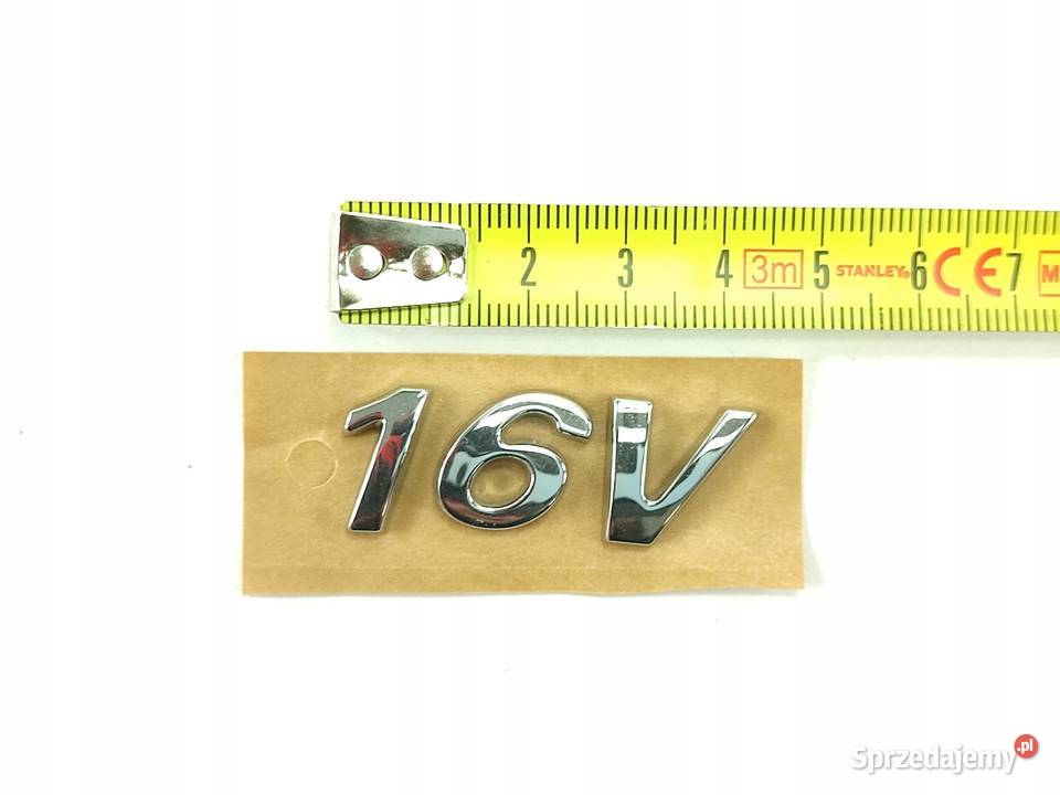 EMBLEMAT 16V FIAT PUNTO 19992003 NOWY ORYGINALNY Pióra wycieraczek lubelskie