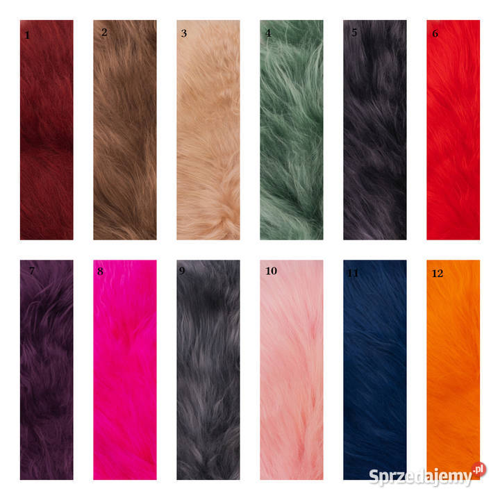 Krzesła ze Skór Owczych Pufa Naturalna Skóra Szaflary