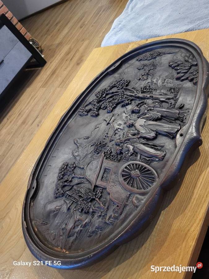 Stolik antyczny płaskorzeźba Zamość