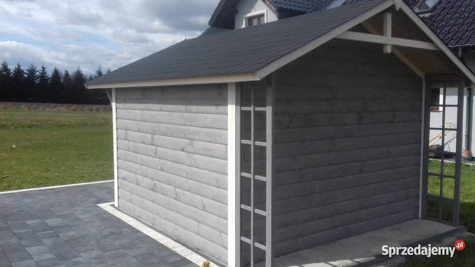 Domek drewniany ogrodowy narzędziowy drewutnia Podwilk