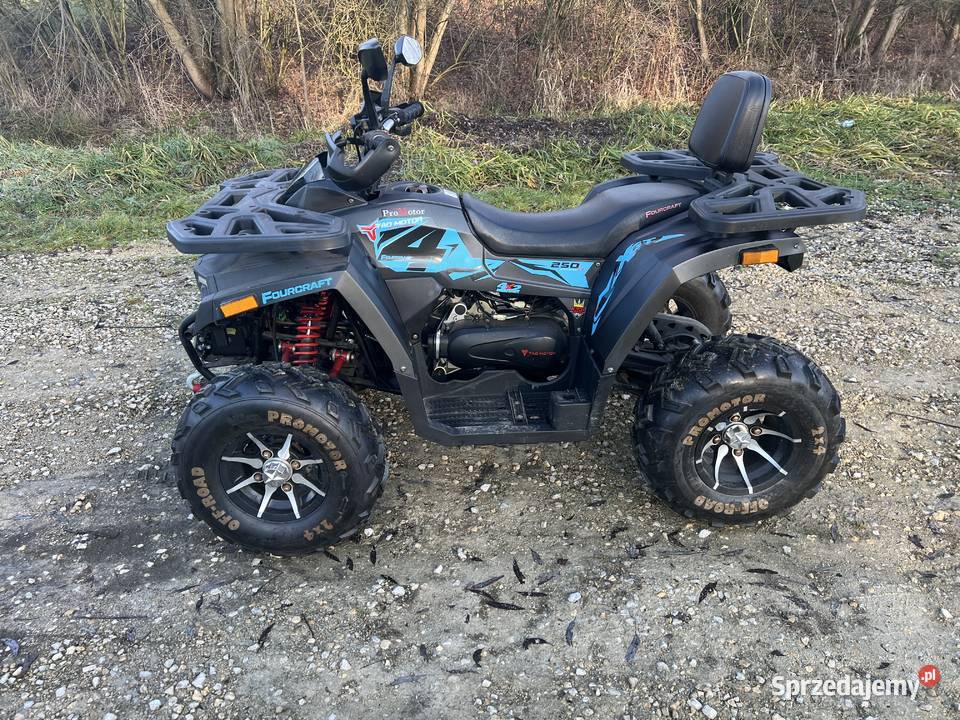 Quad Fourcraft 250 duży nowy z pługiem do śniegu Oświęcim